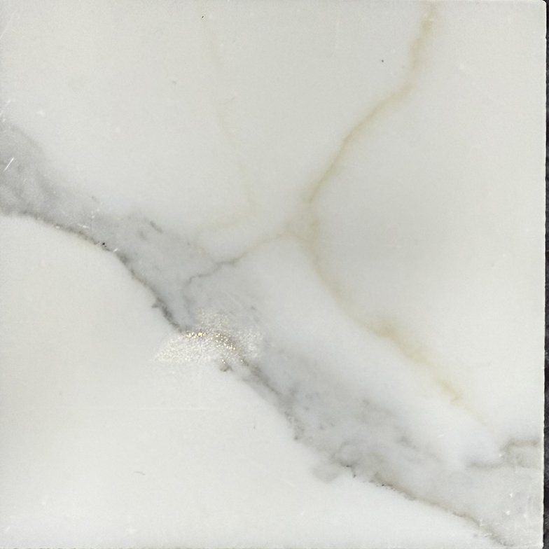 Statuary White stone sample
