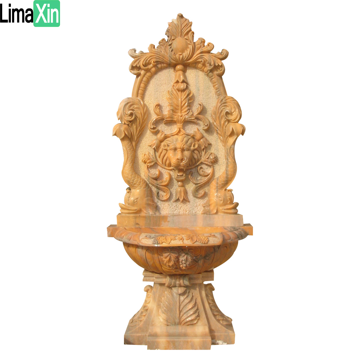 Customized natural beige travertine limestone fountain — image 6