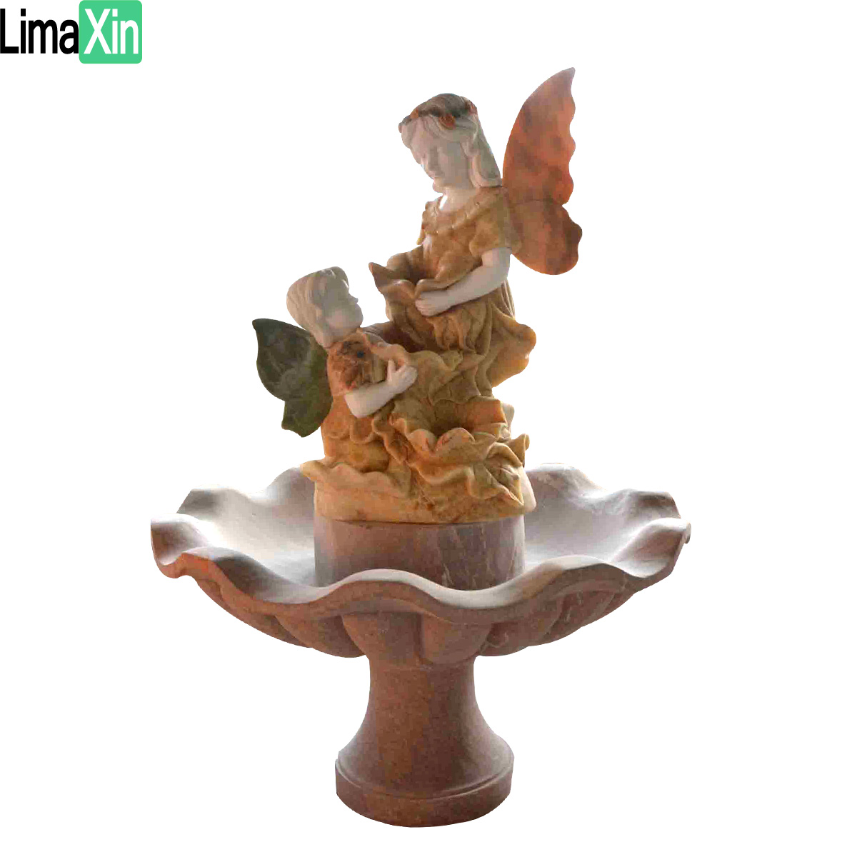 Classic design mini size antique French style garden stone water fountain — image 1
