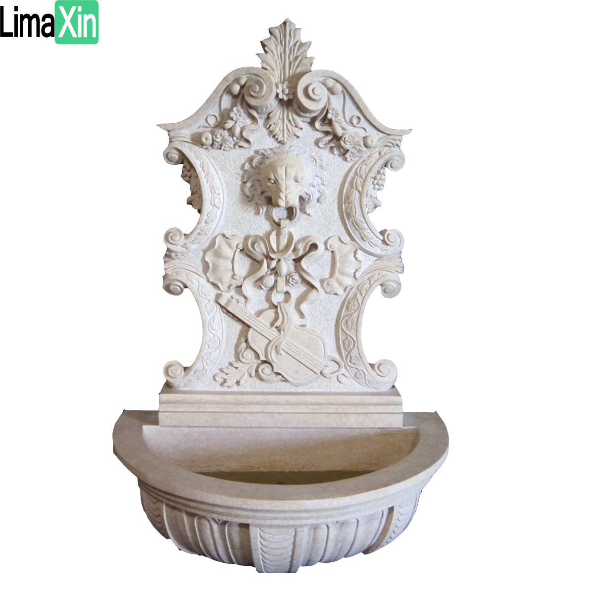 Customized black marble wall fountain — image 1