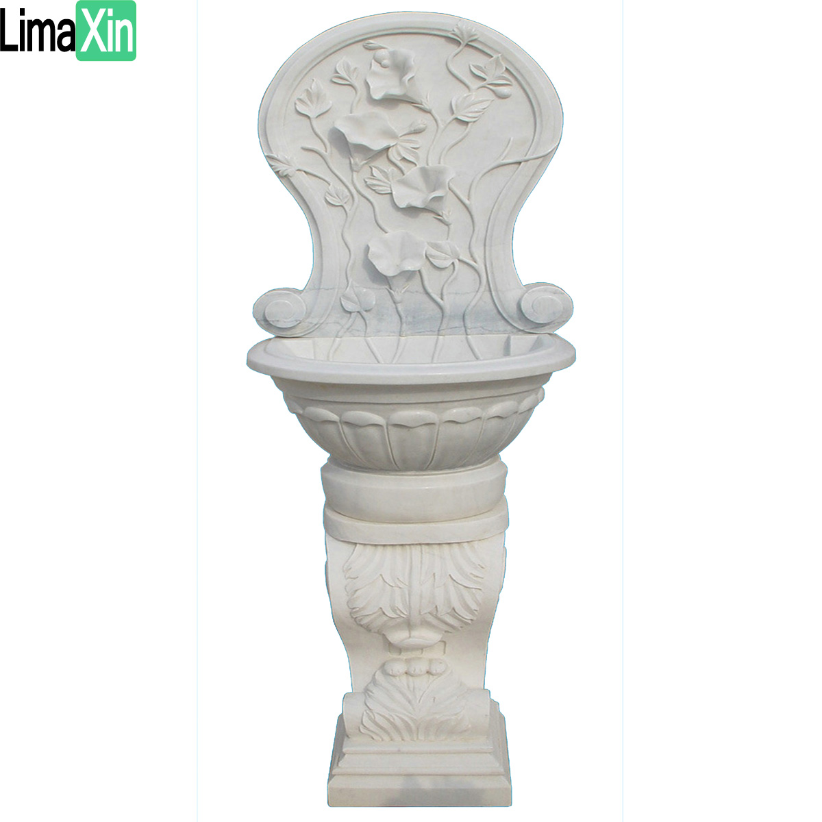 Customized black marble wall fountain — image 3