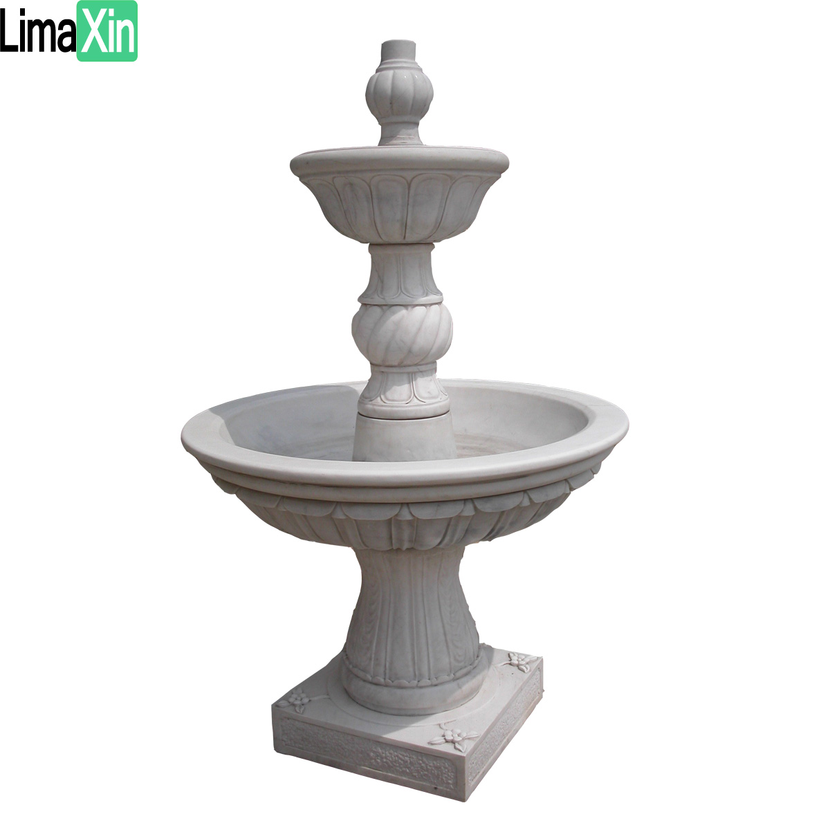 Classic design mini size antique French style garden stone water fountain — image 3