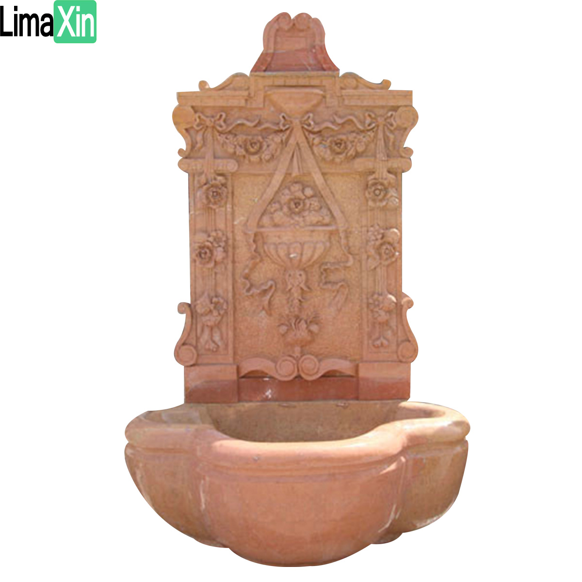 Customized black marble wall fountain — image 4