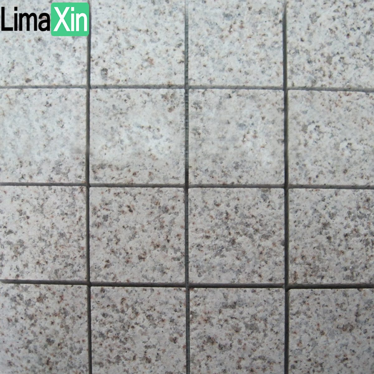 Natural granite patterned floor mosaics