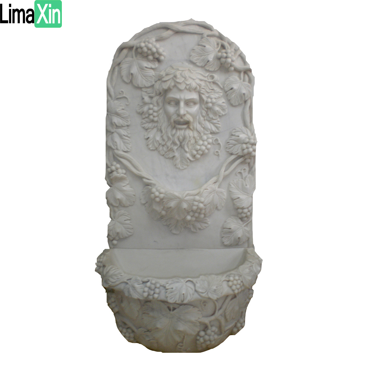 Customized unique antique limestone wall fountain — image 4